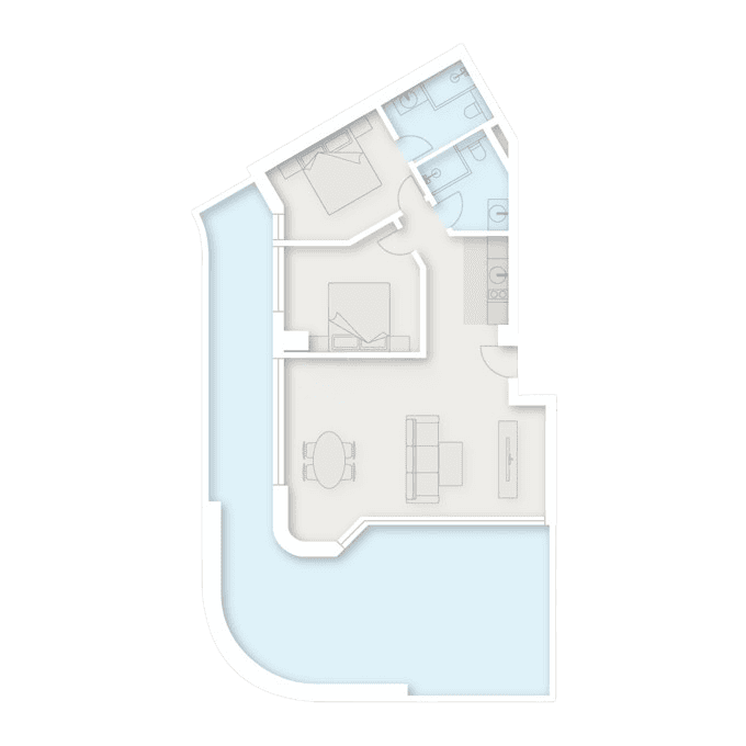 სტუდიო, 142.69 მ², 4 სართული "Next Collection"-ში