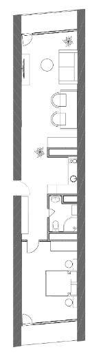 studio, 69.12 m², 14 floor in "7th Heaven Residence"