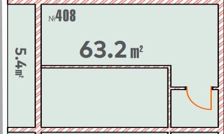 2-ოთახიანი ბინა, 63.2 მ², 6 სართული, Ande Metropolis ბათუმში