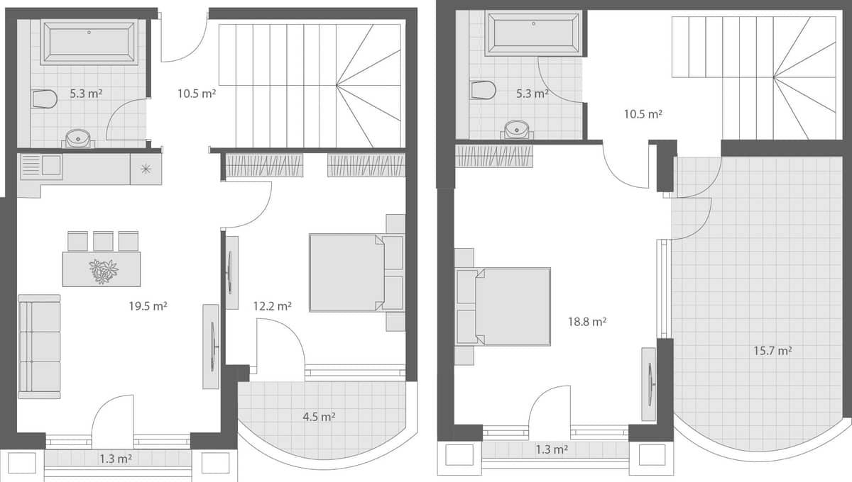 2-комнатная квартира, 104.9 м², 4 этаж в ЖК "Wyndham Grand Family Club"