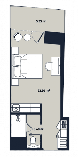 Студия, 31.15 м², 19 этаж в ЖК "Alliance Centropolis"