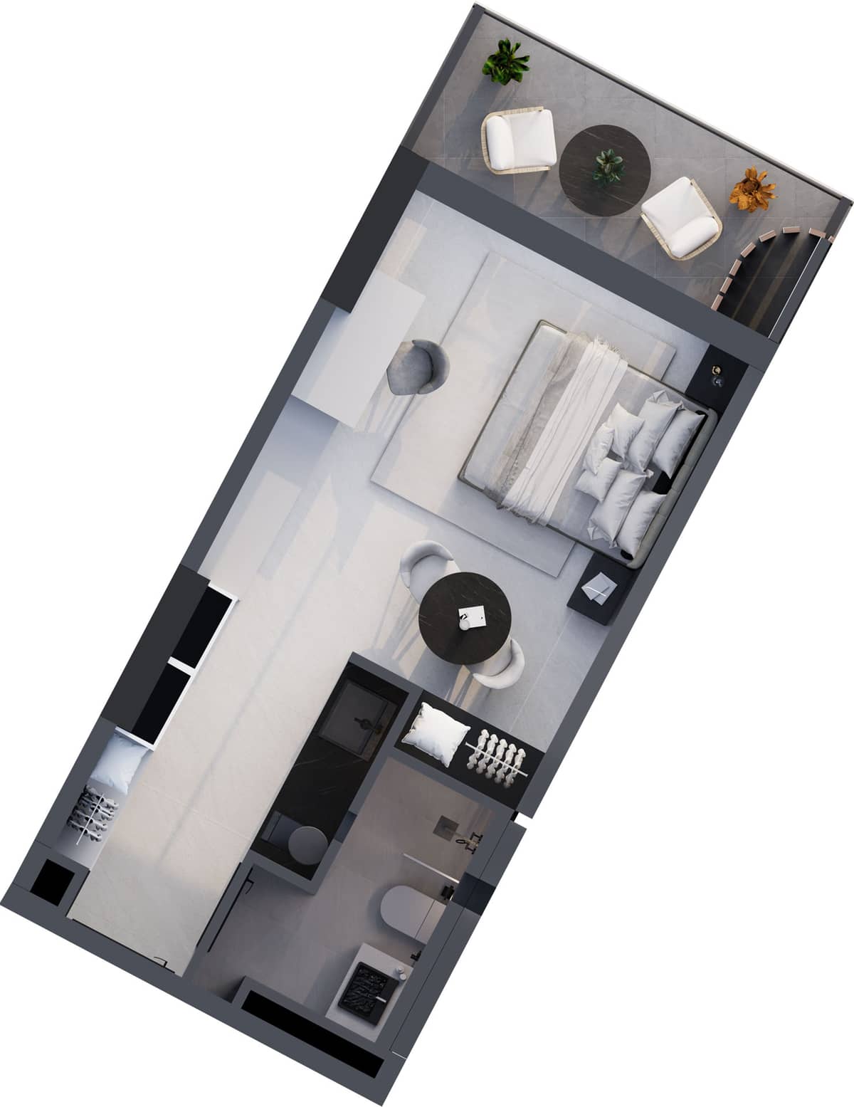 1-комнатная квартира, 34.9 м², 16 этаж в ЖК "Montemar"