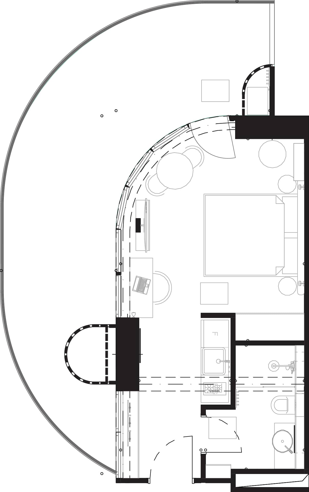 一居室公寓，58 m²，7 层，位于“Montemar”