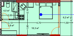 studio, 33.4 m², 7 floor in "Lagoon Resort"
