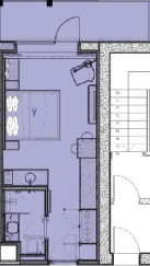 studio, 36.29 m², 21 floor in "Radisson Residences"