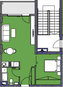 studio, 46.81 m², 18 floor in "Palm Residence"