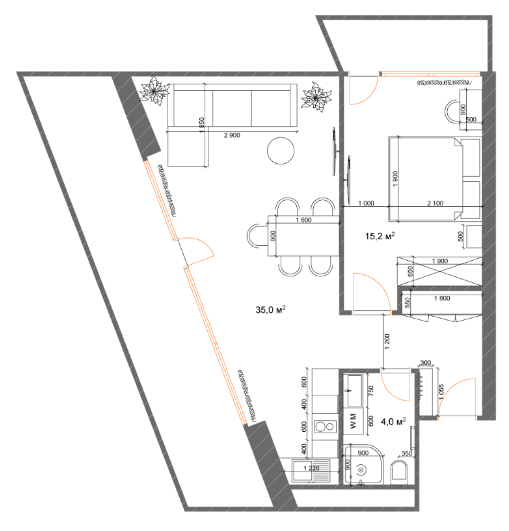 2-bedroom apartment, 85.33 m², 24 floor in "7th Heaven Residence"