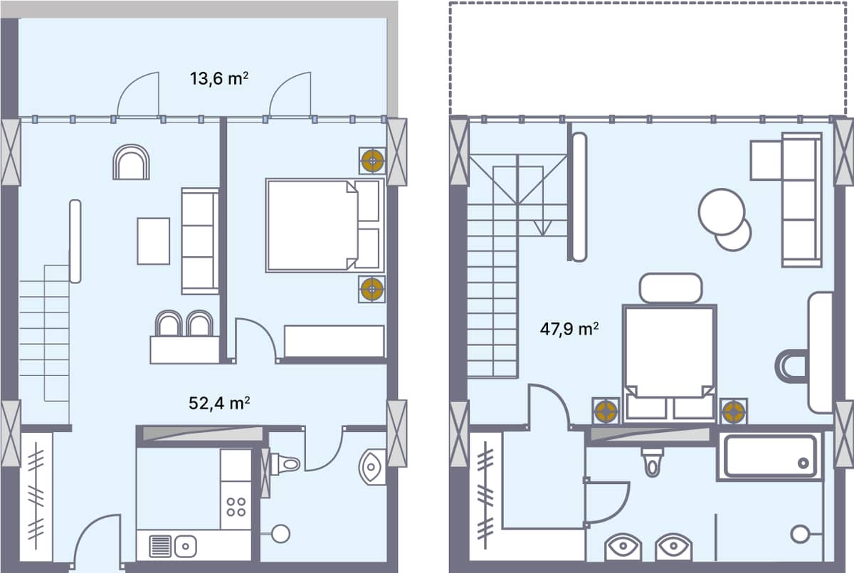 Квартира, 113.9 м², 10 этаж в ЖК "Wyndham Grand Aqua"