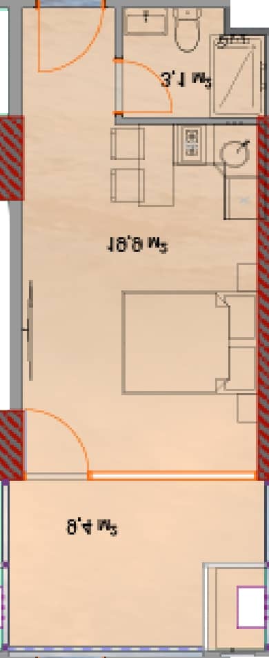 Студия, 33.1 м², 16 этаж в ЖК "Horizon Grand Residence"