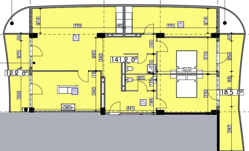 3-bedroom apartment, 171.9 m², 10 floor in "Swiss village"
