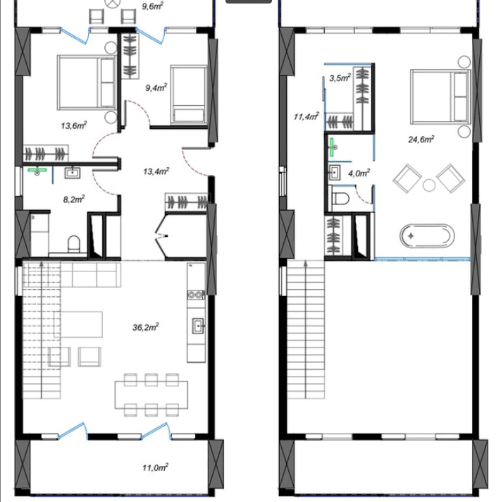 3-bedroom apartment, 101.4 m², 19 floor in "Next White"