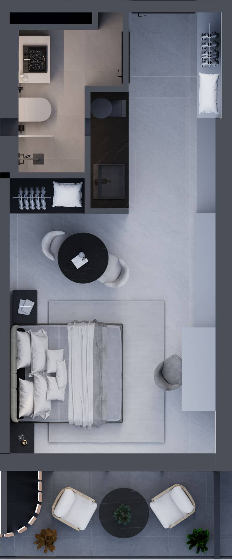 1-комнатная квартира, 33.9 м², 16 этаж в ЖК "Montemar"