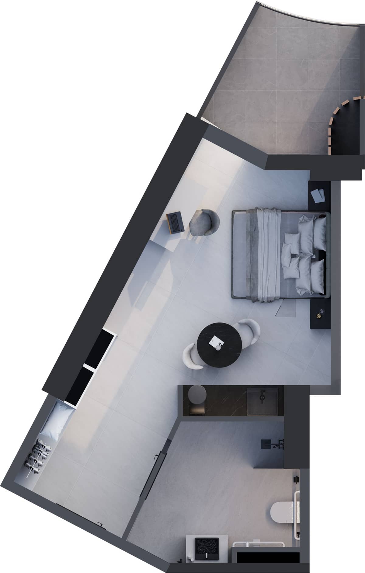 1-комнатная квартира, 40.5 м², 13 этаж в ЖК "Montemar"