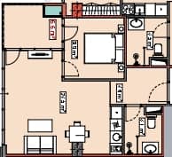 1-комнатная квартира, 47.5 м², 10 этаж в ЖК "Piazza Residence"