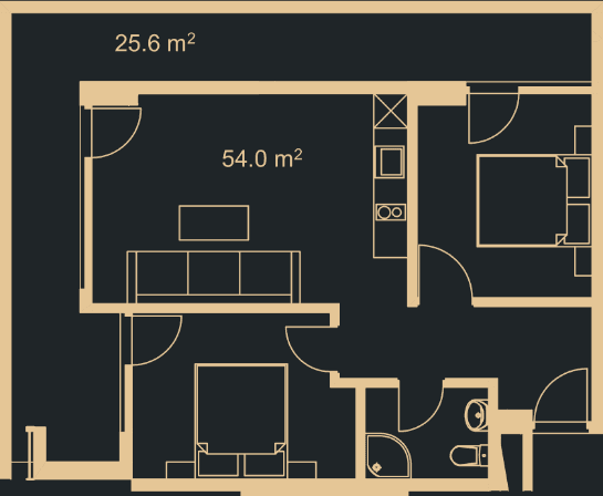 3-bedroom apartment, 106.8 m², 15 floor, Green Side Gonio in Batumi