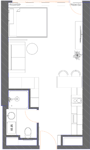 Студия, 34.88 м², 35 этаж в ЖК "7th Heaven Residence"