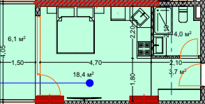 studio, 32.7 m², 8 floor in "Lagoon Resort"