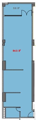 studio, 94.5 m², 3 floor, White House in Batumi