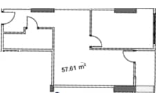 1-ოთახიანი ბინა, 57.6 მ², სართული 14 -ში "STATUS HOUSE"