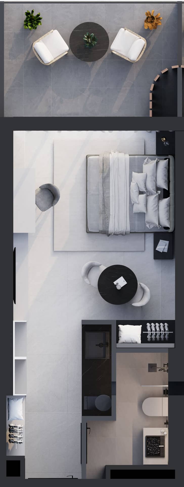 1-комнатная квартира, 38.1 м², 10 этаж в ЖК "Montemar"