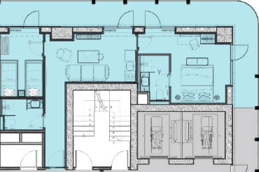 1-комнатная квартира, 88.53 м², 12 этаж в ЖК "Radisson Residences"