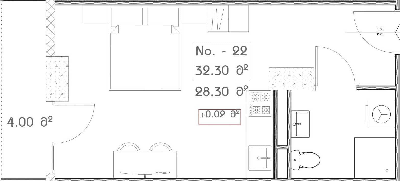 单间，32.3 m²，3 层，位于“Mardi Aquapark Wellness Resort”