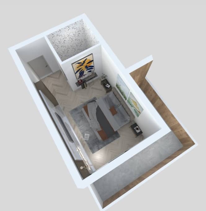 studio, 28.99 m², 3 floor in "Sfero Garden"