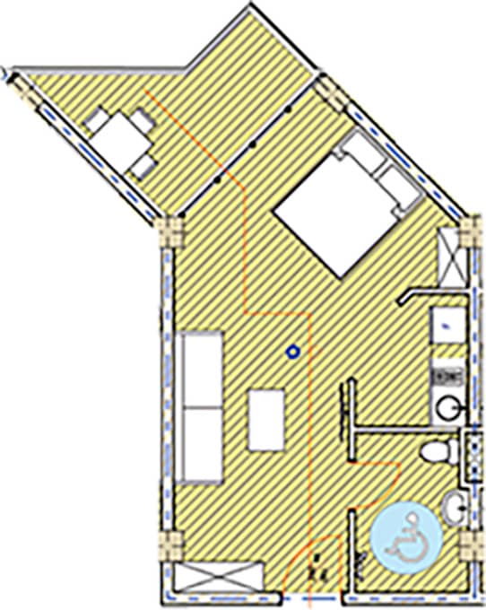 studio, 40.5 m², 6 floor, Citron Residence Chakvi in Batumi