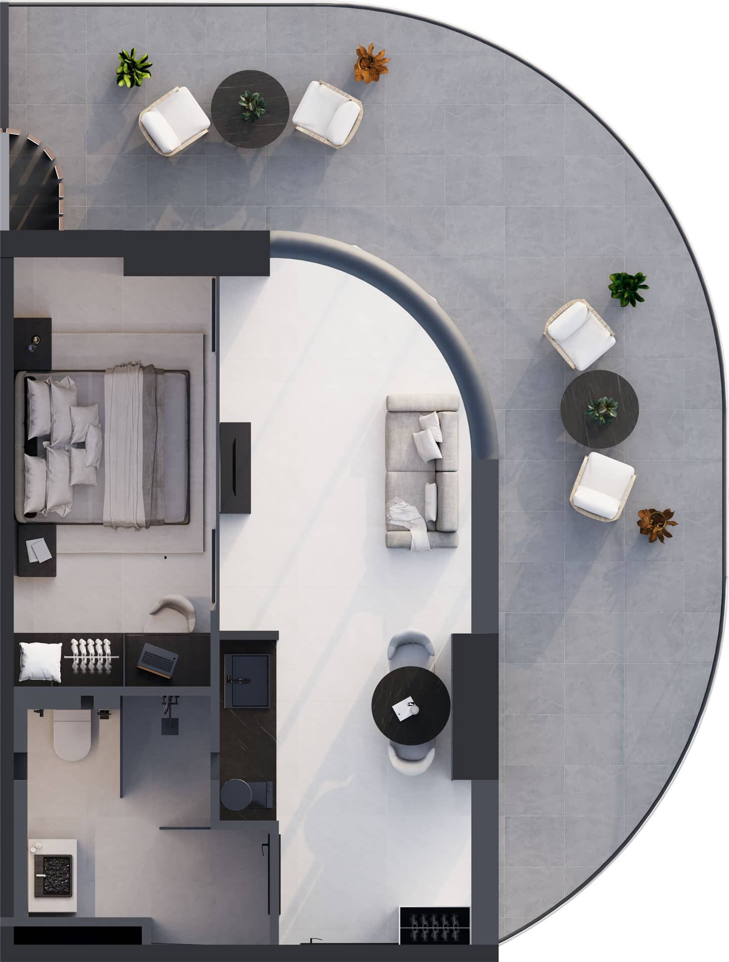 2-bedroom apartment, 72.1 m², 3 floor in "Montemar"