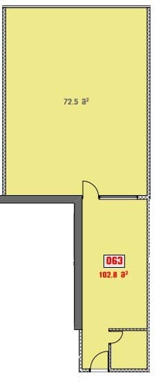 Студия, 102.8 м², 5 этаж в ЖК "White House"