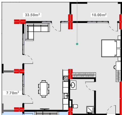 studio, 141.5 m², 2 floor in "Lemon Garden"