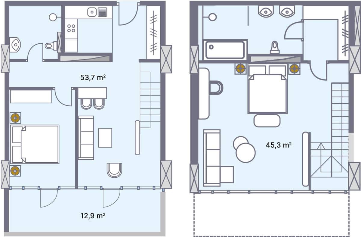Квартира, 111.9 м², 10 этаж в ЖК "Wyndham Grand Aqua"