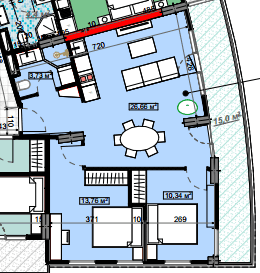 2-bedroom apartment, 76.66 m², 10 floor in "Bi Residence"