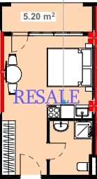 studio, 30.4 m², 20 floor, Lemon Garden in Batumi