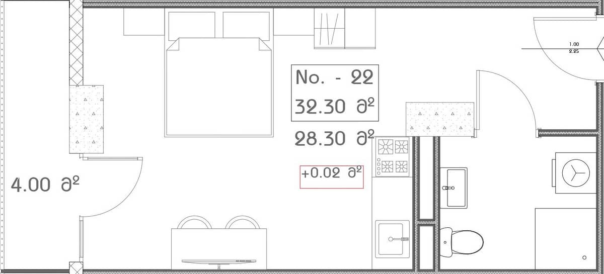 Студия, 32.3 м², 16 этаж в ЖК "Mardi Aquapark Wellness Resort"