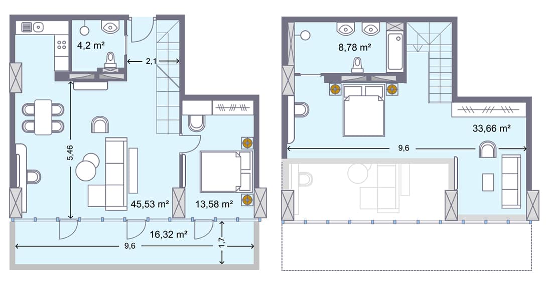 apartment, 136.1 m², 10 floor, Wyndham Grand Aqua in Batumi