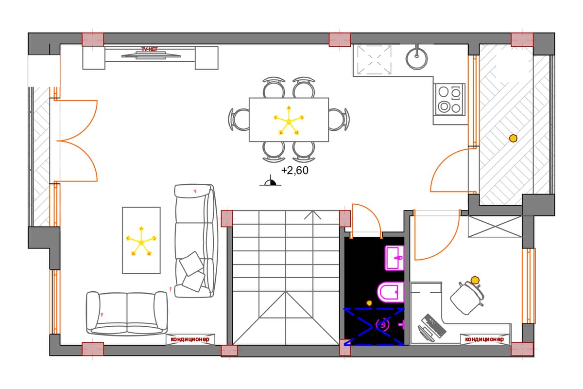 2-комнатная квартира, 234.9 м², 0 этаж в ЖК "Green Side Kvariati"