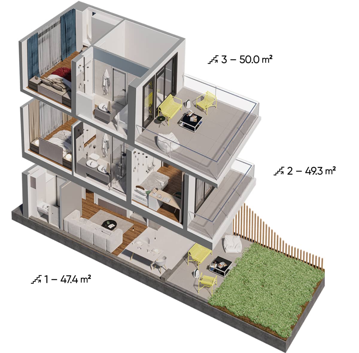 4-комнатная квартира, 146.7 м², 1 этаж в ЖК "X2 Home"