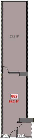 studio, 64.2 m², 5 floor, White House in Batumi