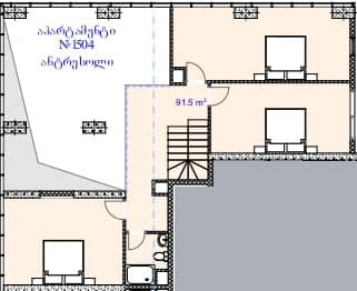 Квартира, 286.7 м², 15 этаж в ЖК "Aquapark Residence"