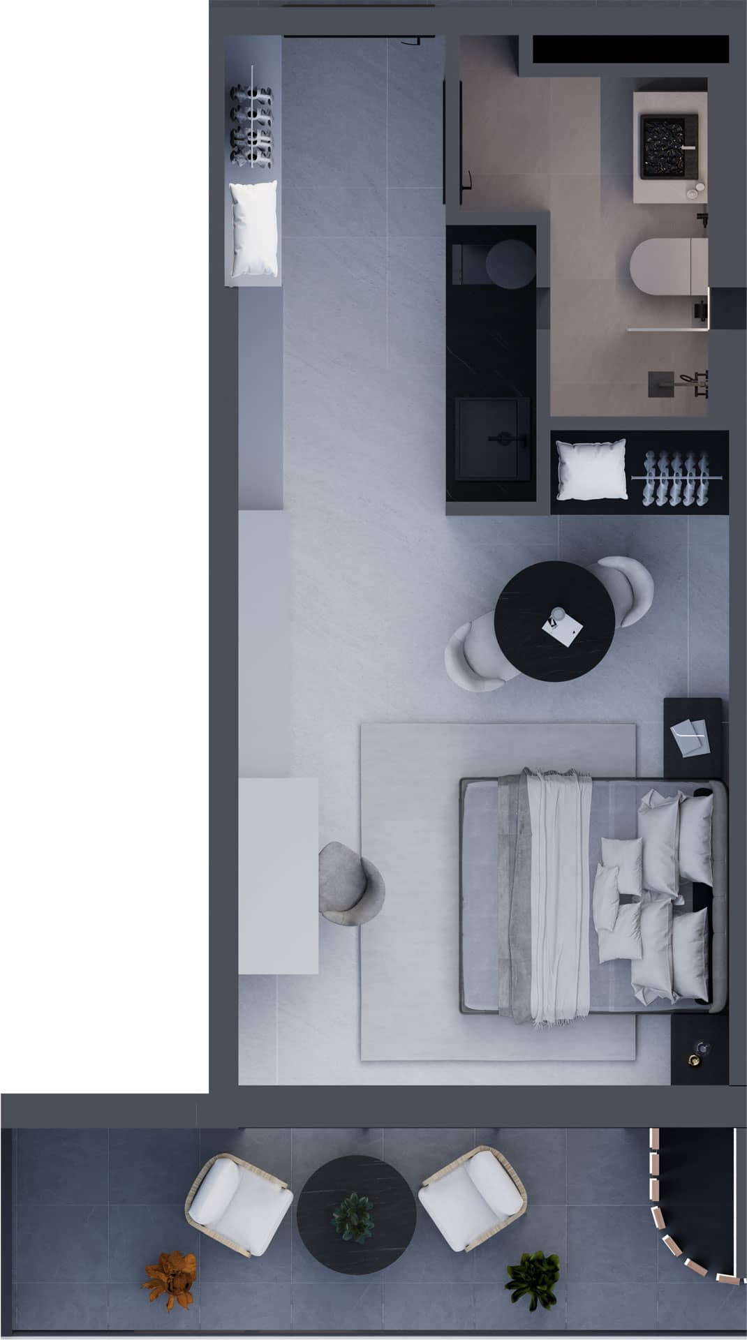 1-комнатная квартира, 36.3 м², 16 этаж в ЖК "Montemar"