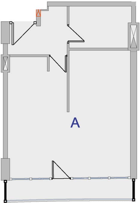 一居室公寓，47.85 m²，5 层，位于“Metro City Residence”
