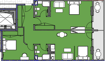 2-bedroom apartment, 102.75 m², 9 floor in "Palm Residence"