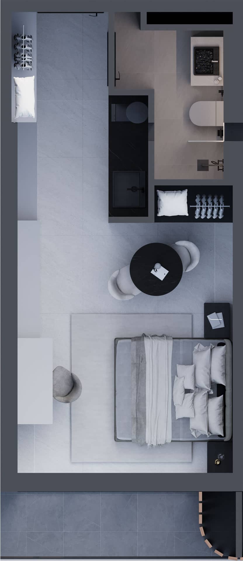 1-комнатная квартира, 34.2 м², 13 этаж в ЖК "Montemar"