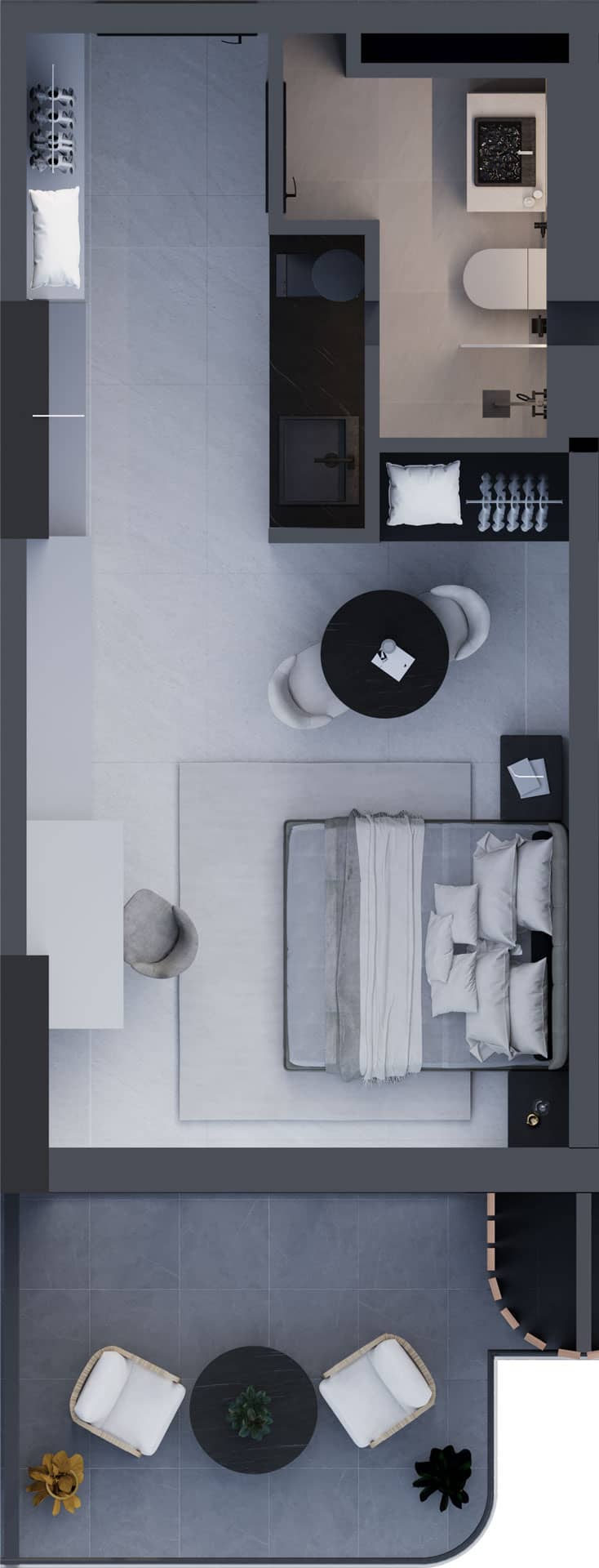 1-комнатная квартира, 37.9 м², 12 этаж в ЖК "Montemar"