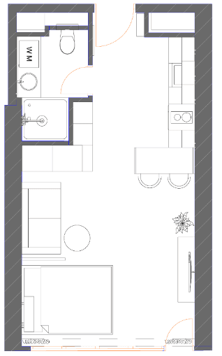 1-комнатная квартира, 33.33 м², 31 этаж в ЖК "7th Heaven Residence"