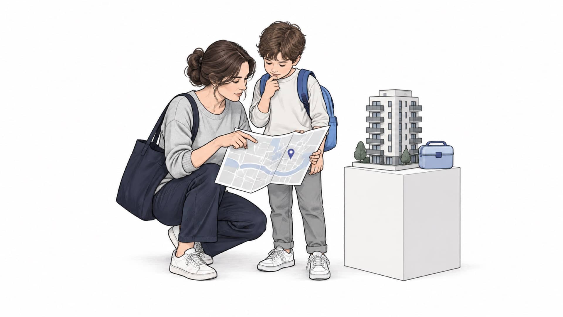 المدارس ورياض الأطفال والسكن العائلي في باتومي