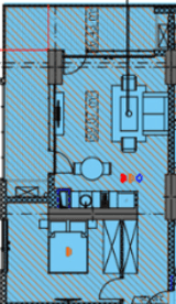 1-room, 82.7 m², Floor 7