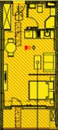 {{roomApartmentOrStudio}}, 38.68 მ², 6 სართული, Park Tower ბათუმში