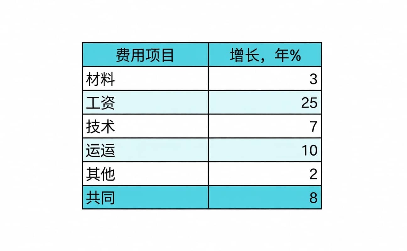 增长在格鲁吉亚房地产建筑成本。